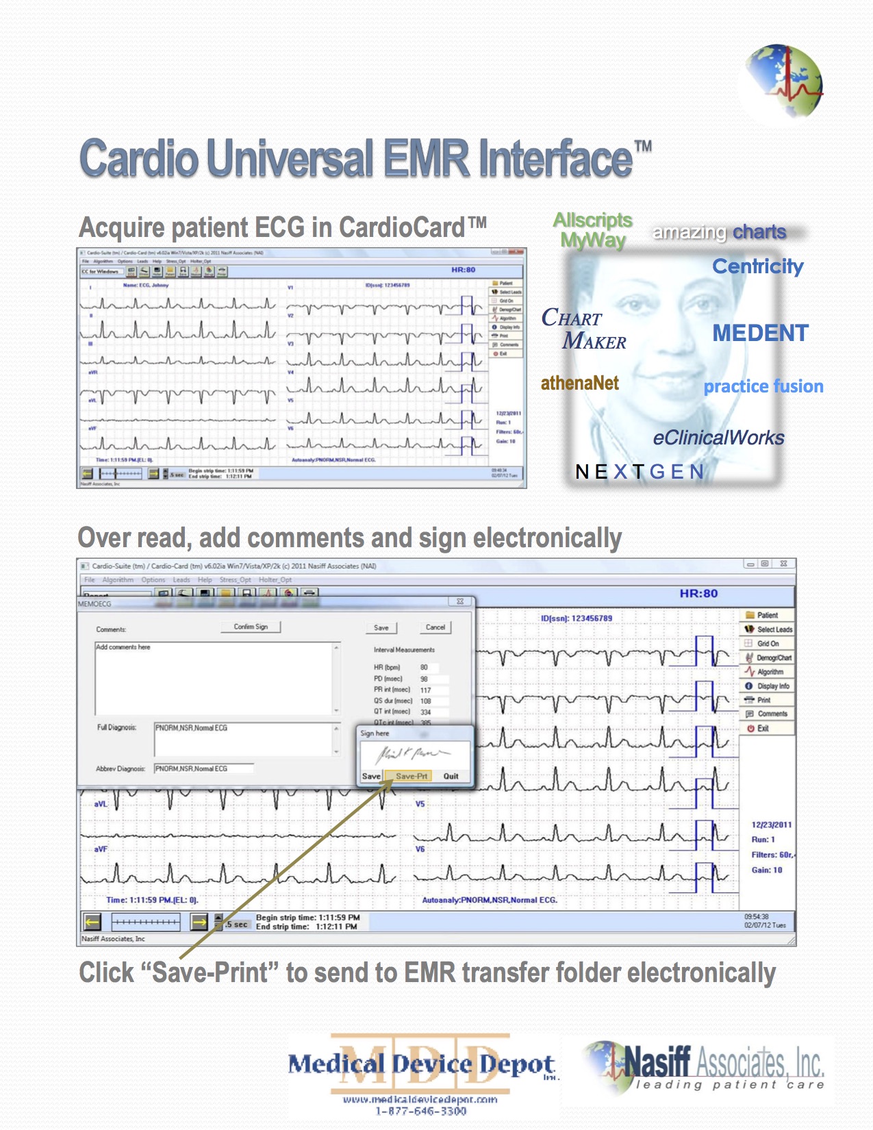 Cardio Universal EMR Interface